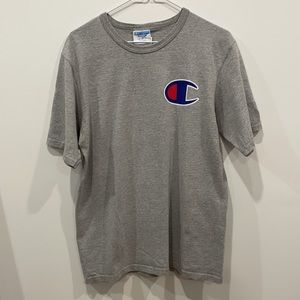 Vintage grey Champion T-shirt. Size Medium